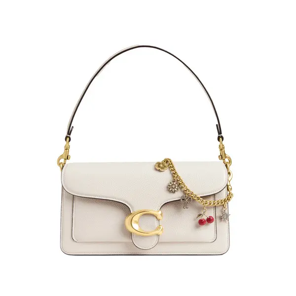 Crystal Motif Chain Bag Charm 1 Image