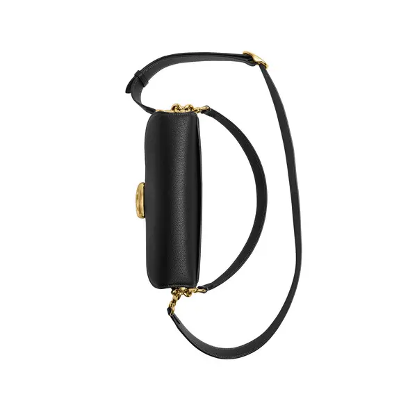 Tabby 26 Polished Pebbled Leather Shoulder Bag 1 Image