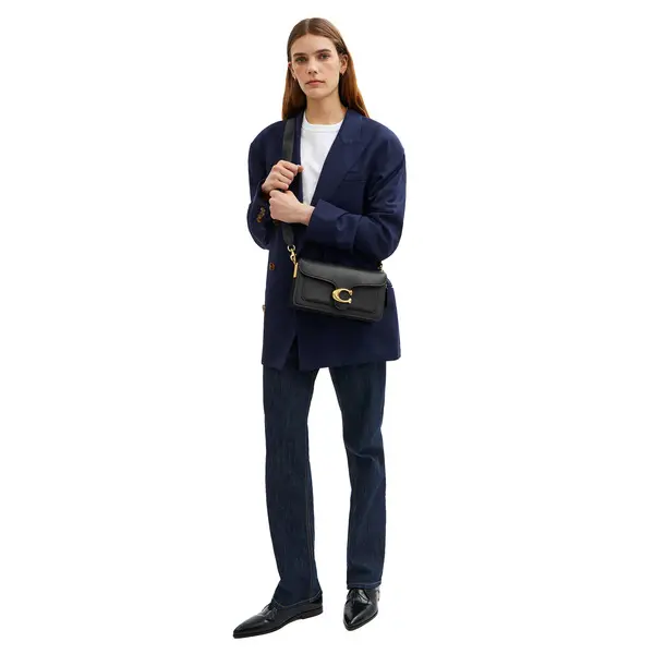 Tabby 26 Polished Pebbled Leather Shoulder Bag 5 Image