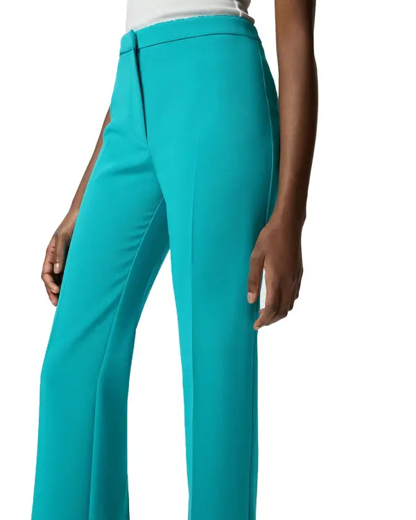 Slighlty Flared Leg Trousers 2 Image