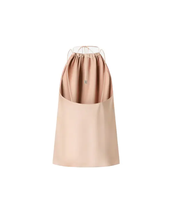 Halterneck Satin Top 1 Image
