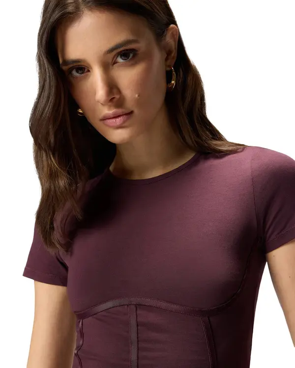 Bustier Short Sleeve Top 1 Image