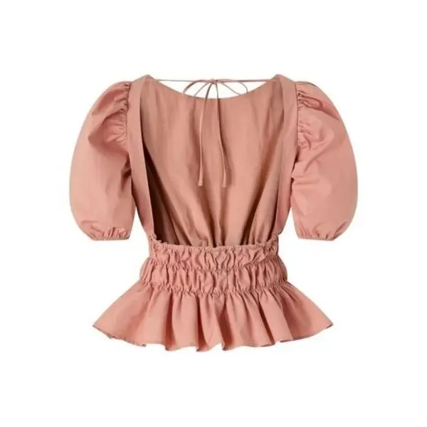 Puff-Sleeve Top 1 Image