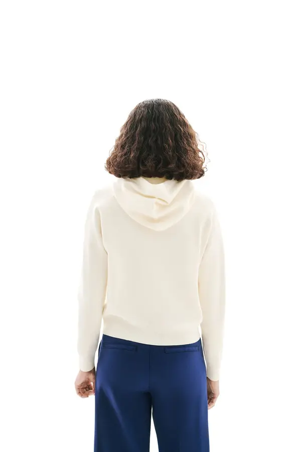 Hooded Buttoned Cardigan 2 Image