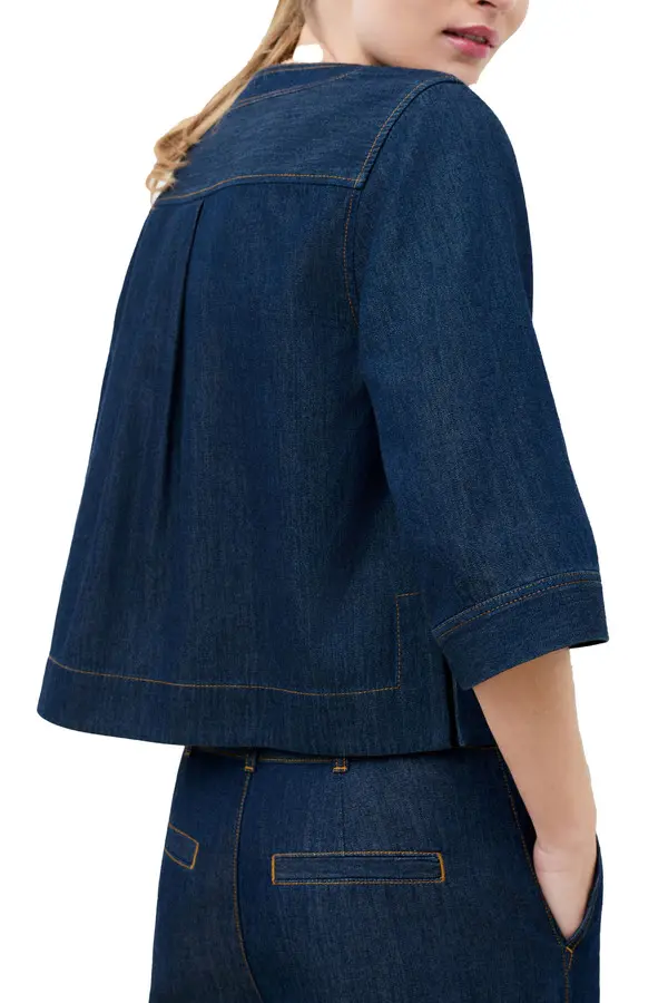 Double Stone Denim Shirt 3 Image