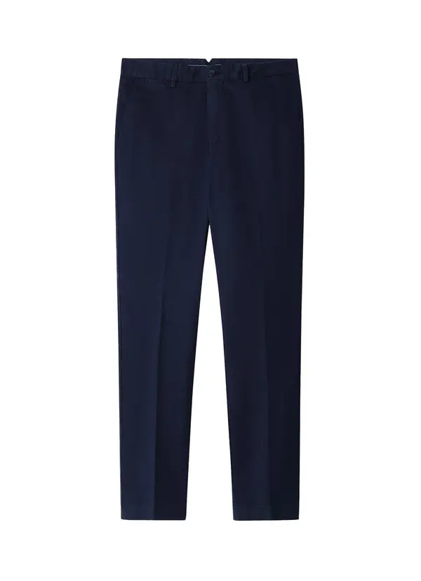 Slim Fit Kensington Textured Chino Pants 1 Image