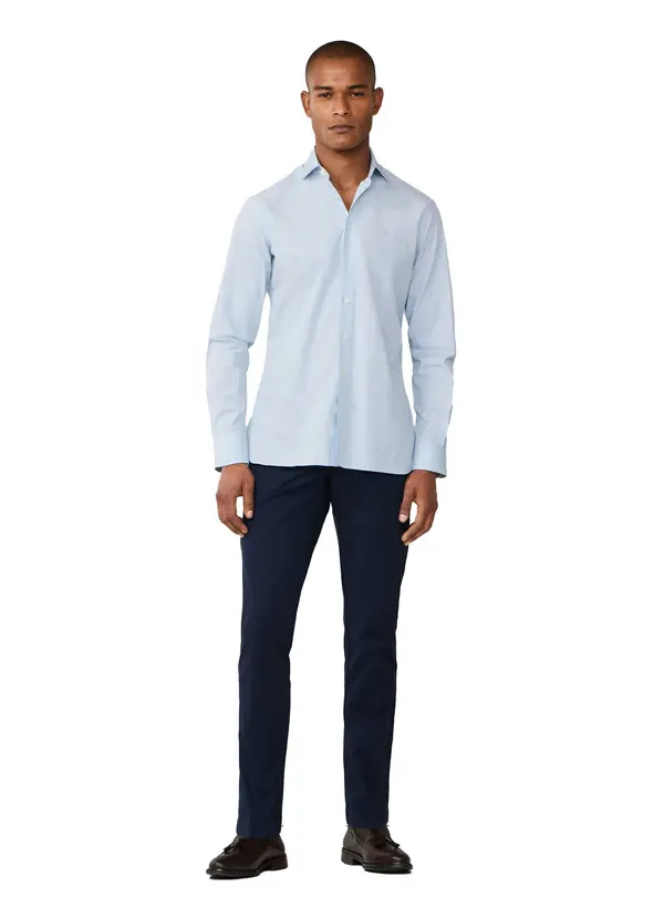Slim Fit Kensington Textured Chino Pants 2 Image