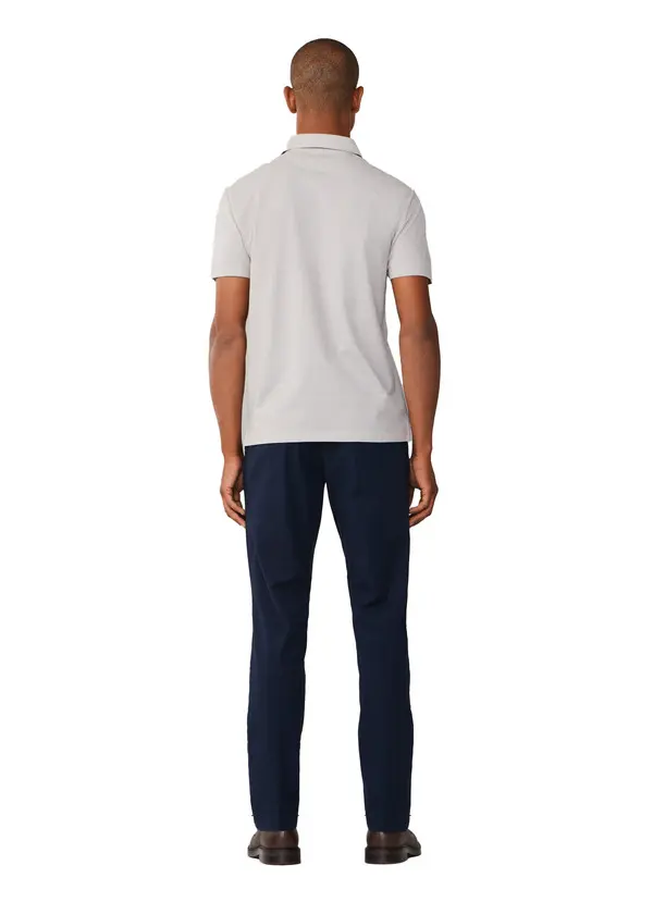 Classic Fit Short Sleeve Oxford Pique Polo 3 Image