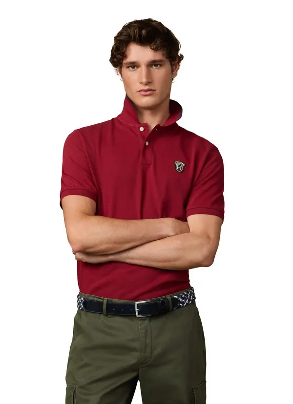 Classic Fit Short Sleeve Badge Polo 2 Image