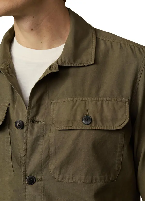 Cotton Twill Overshirt 2 Image