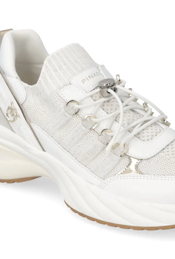 Knitted Sneakers with Laces and Cord Lock 1 Image