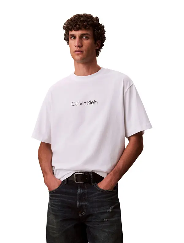 Relaxef Fit Short Sleeve T-shirt with Logo 1 Image