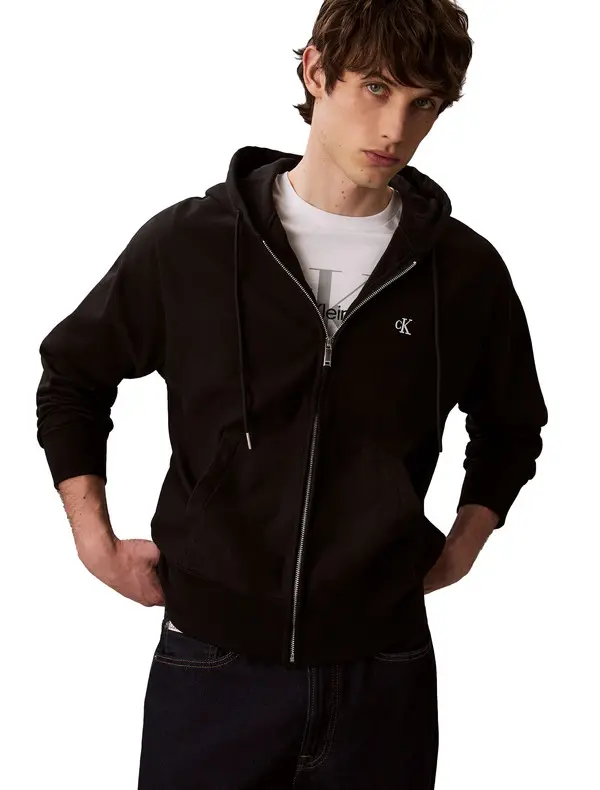 Premium Terry Relaxed Zip Hoodie 3 Image