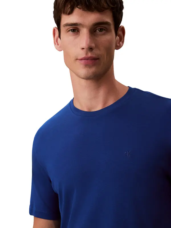 Basic Short Sleeve Cotton T-shirt 2 Image