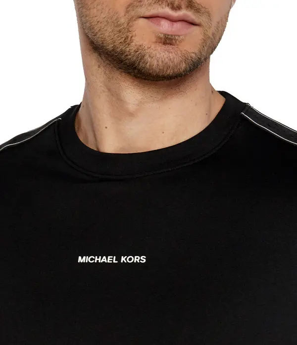 Logo Tape Cotton T-Shirt 1 Image