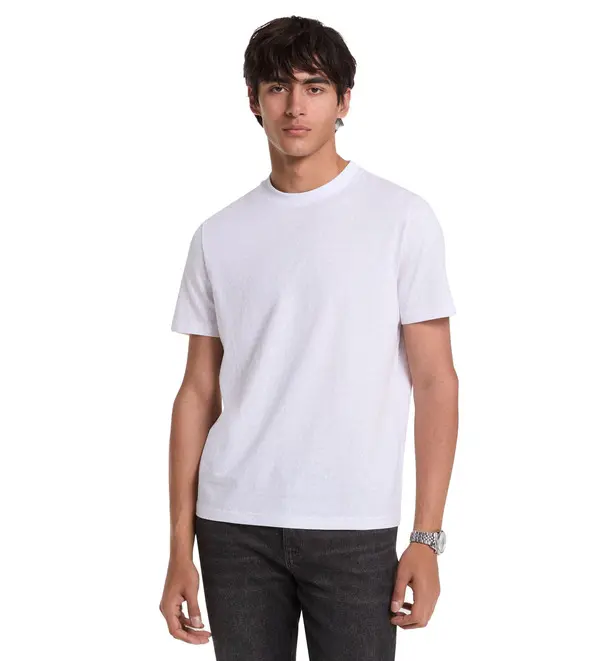 Cotton T-shirt with Monogram Logo Print 2 Image