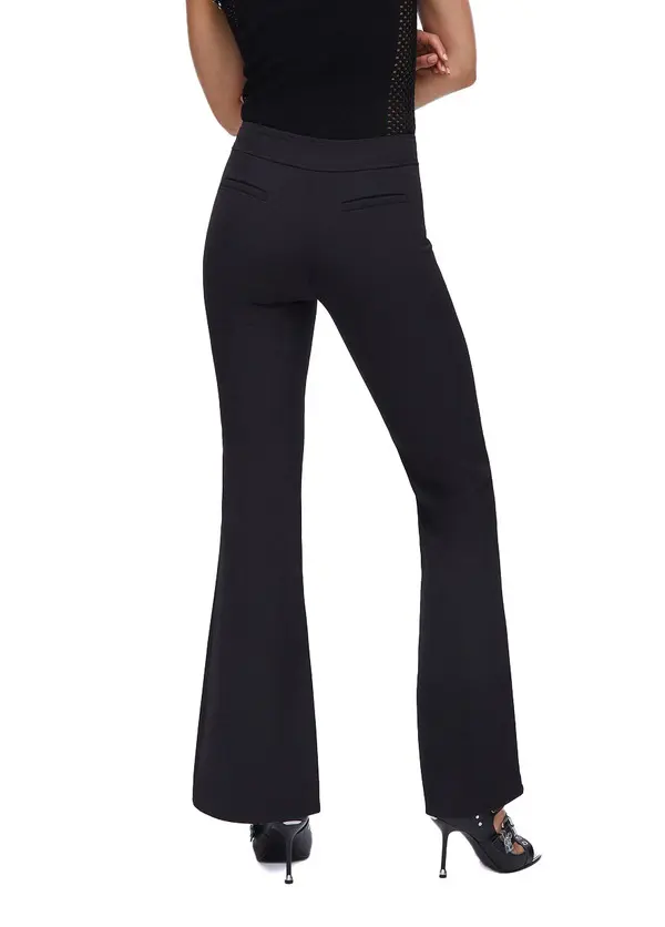 Mid Rise Flared Trousers 1 Image