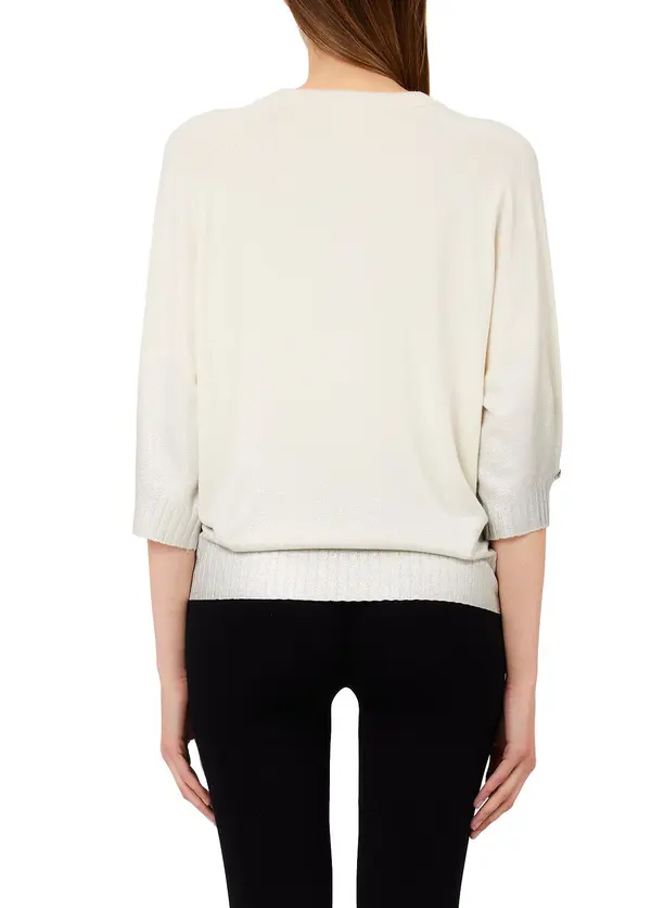 Round Neck Knitted Sweater 1 Image