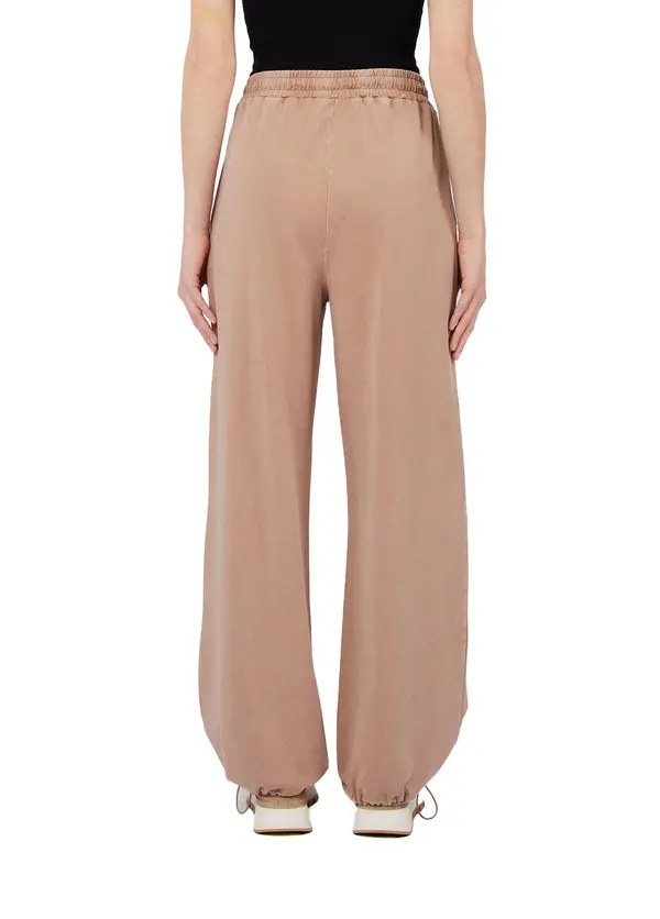 Faded Jersey Trousers With Rhinestones 1 Image