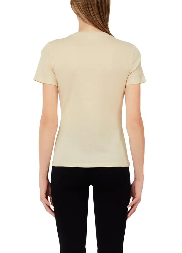 V-Neck Short Sleeve T-Shirt 2 Image