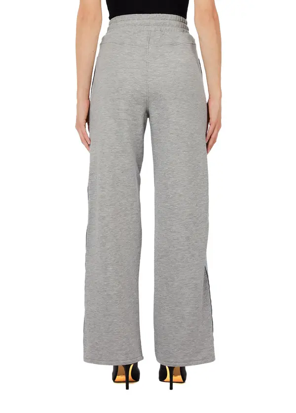 Mixed-Media High-Waist Jeans 1 Image