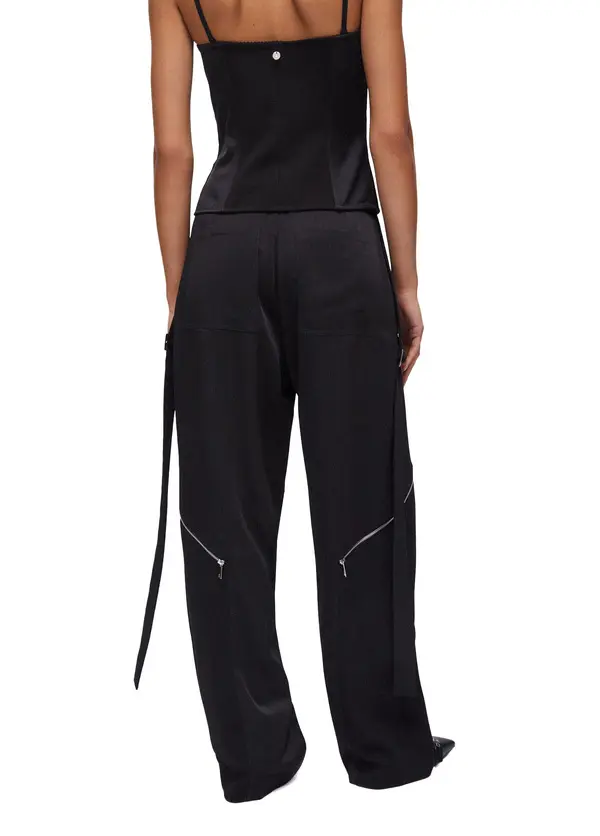 Wide Trousers With Zip 2 Image