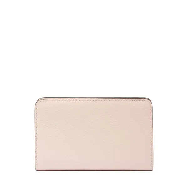 Compact Rectangular Zipped Wallet - Light Pink 1 Image