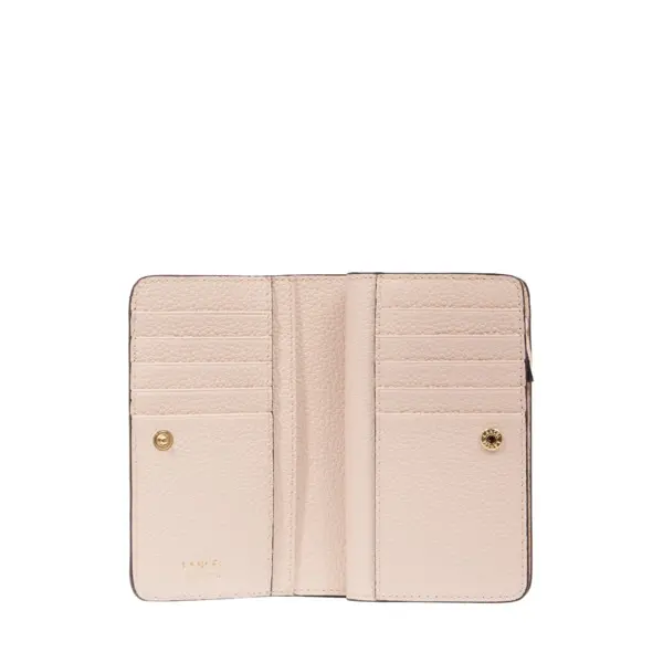 Compact Rectangular Zipped Wallet - Light Pink 2 Image