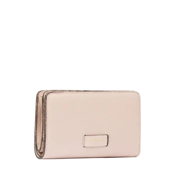 Compact Rectangular Zipped Wallet - Light Pink 3 Image
