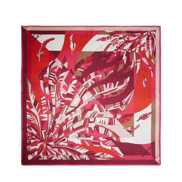 Arabesque Square Silk Scarf 90X90cm 2 Image