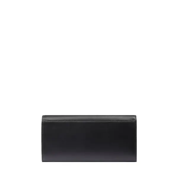 Black Long Angele Leather Wallet 1 Image