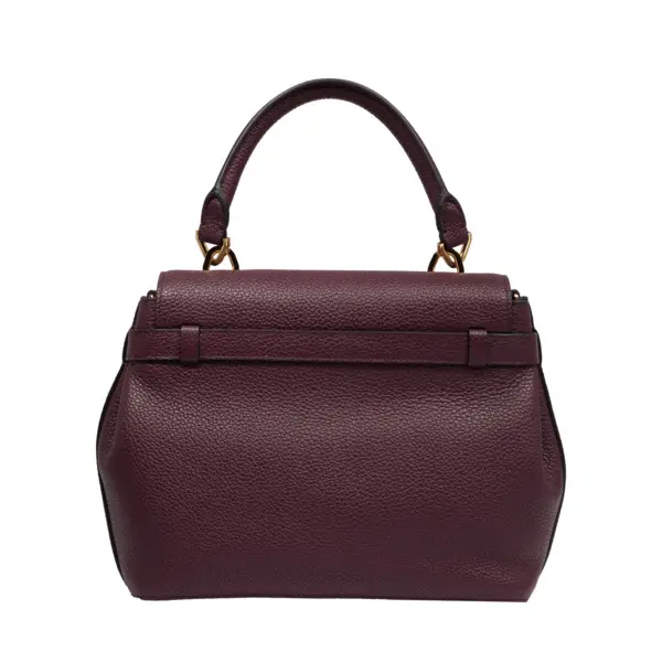 Cassis Grained Leather Small Handbag 1 Image