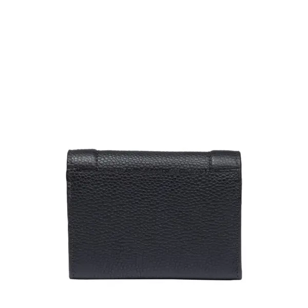 Grained Leather Mini Flap Wallet 2 Image