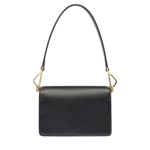 Smooth Leather Mini Flap Crossbody Bag 2 Image