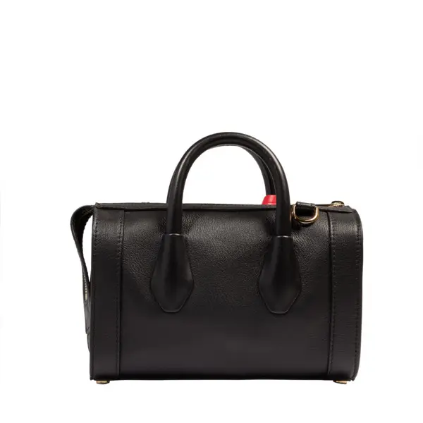 Small Leather Bowling Bag 1 Image