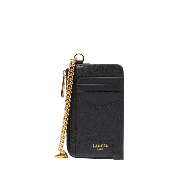 Black Leather Envelope Style Wallet 2 Image