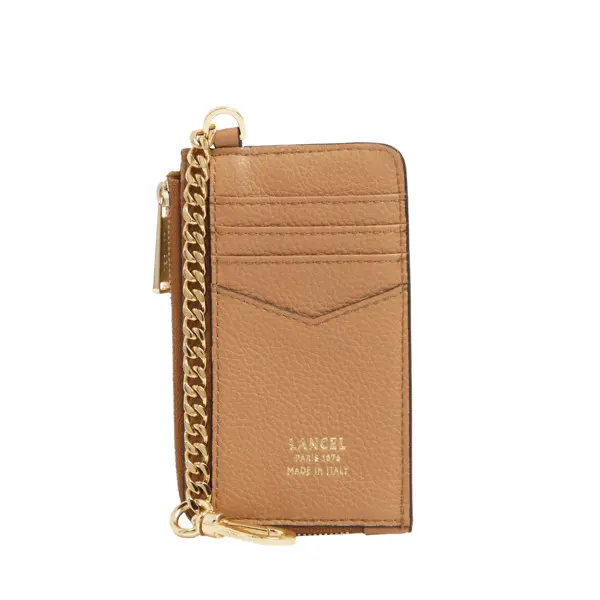 Camel Leather Envelope Style Wallet 2 Image