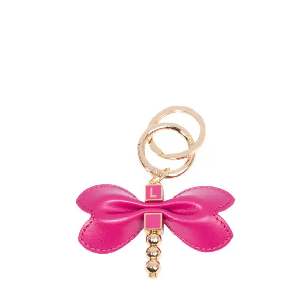 Pink Dragonfly Keyring 1 Image