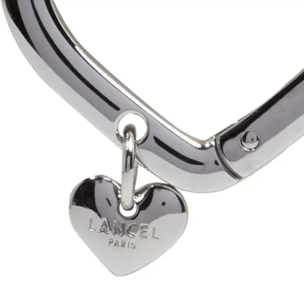 Silver Heart Pendant Keyring 1 Image