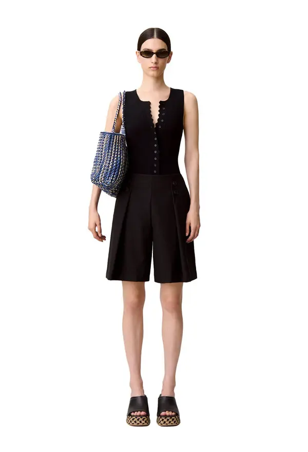 Fitted Cut Knit Bodysuit 1 Image