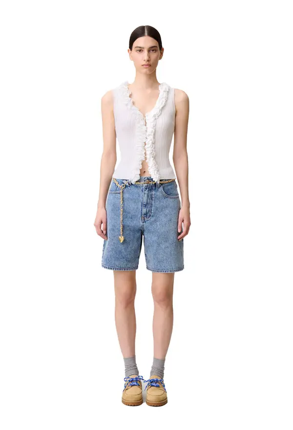 Sleeveless V-neck Top 1 Image