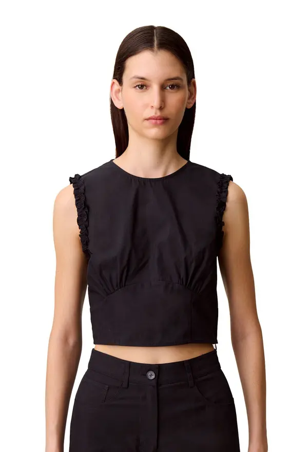 Ruffled Crop Top 3 Image