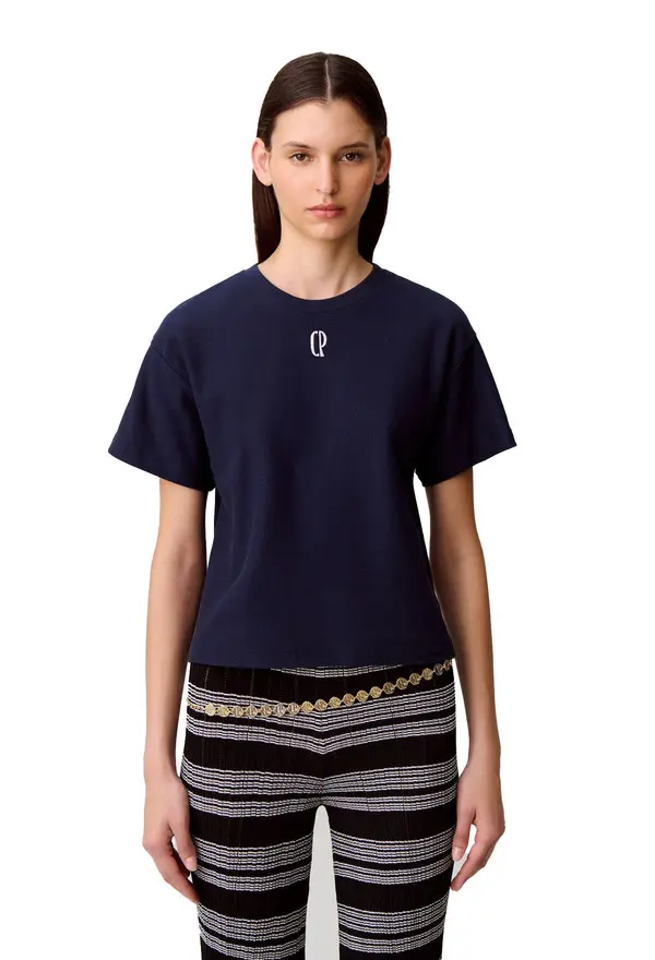 Embroidered Cotton T-Shirt 1 Image