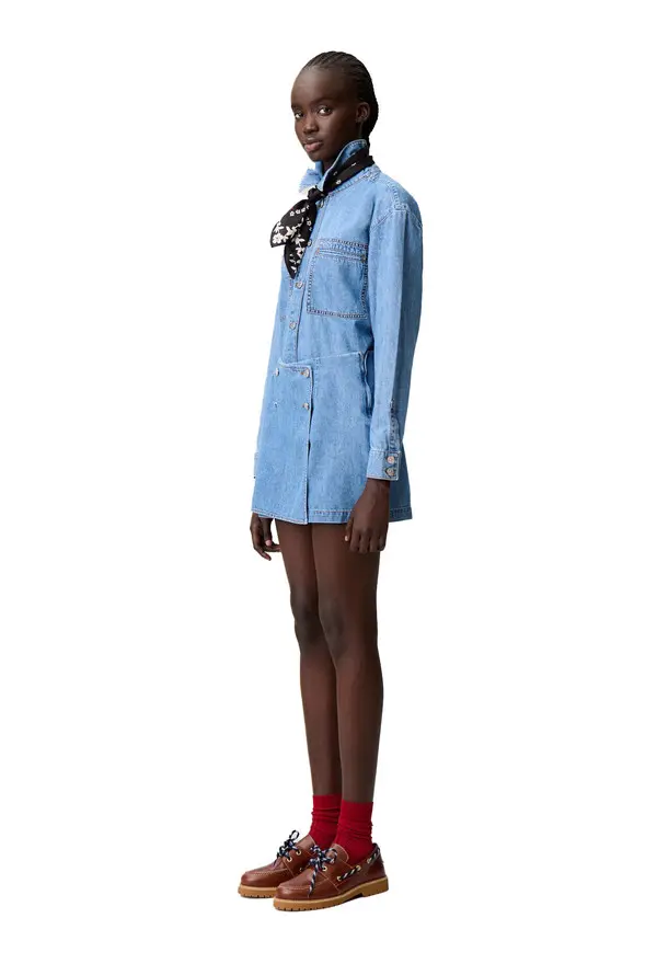 Soft Denim Skort 2 Image