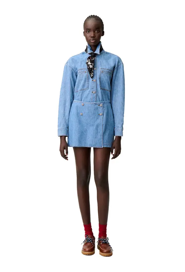 Soft Denim Skort 3 Image