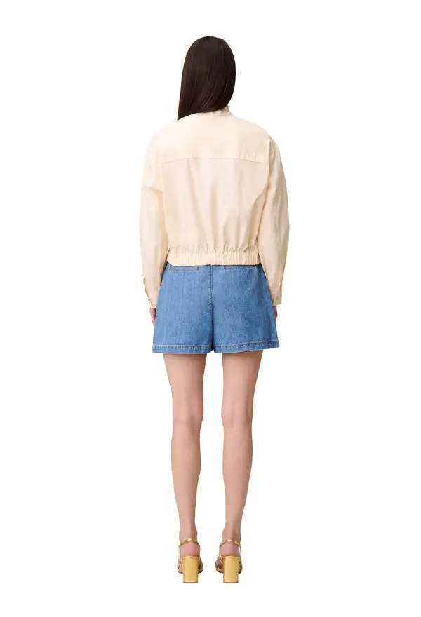 Pussy-Bow Poplin Blouse 3 Image