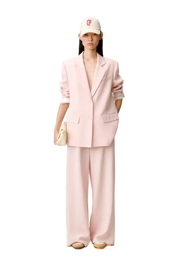 Straight Wide Cut Tailored Blazer 2 Image