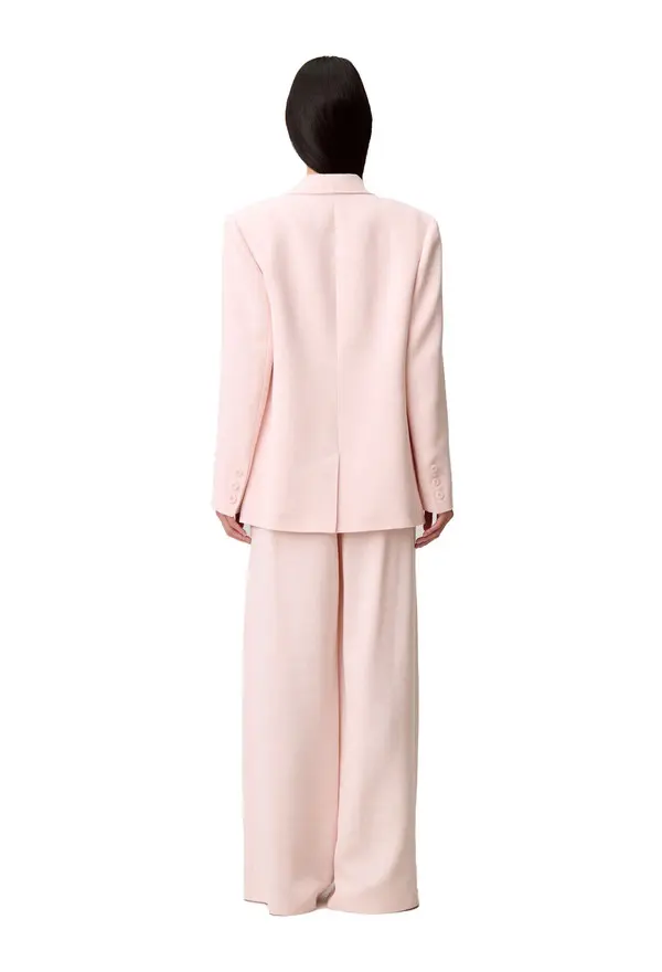 Straight Wide Cut Tailored Blazer 3 Image