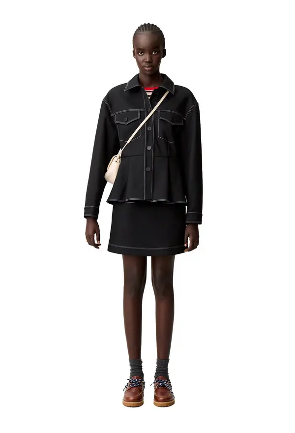 Fitted Peplum Jacket 1 Image