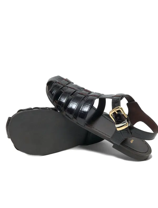 Multi-Strap Leather Sandals 1 Image
